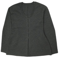 ADAM ET ROPE 2024 秋冬鉤扣外套開襟衫 GAK74520 均碼 炭灰色針織上衣 [二手] [ADAM ET ROPE]