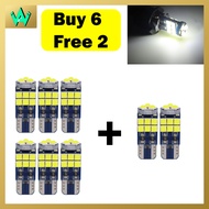 Mentol T10 LED Bulb Motor Lampu Dada Kereta Plate Lesen T10 15SMD Super Bright Signal Meter W5W 194
