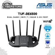 ASUS TUF Gaming BE6500 Dual Band WiFi 7 (802.11be) Extendable Gaming Router - Quad 2.5GbE port, AiMe
