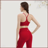 Bộ đồ tập yoga gym B22 hàng Quảng Châu cao cấp set tập gym yoga vải mềm mịn co giãn 4 chiều thấm hút