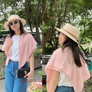 [HCMC EXPRESS] 90x90cm square turban, smooth and cool material to cover the shoulders, tie a bow, ma