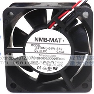Fan Original New Cooler For NMB 2410ML-04W-B60 2410ML-04W-B69 12V 0.40A 6CM 6025 60×60×25mm Mlb11