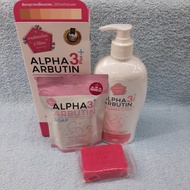 Paket alpha arbutin lotion+soap