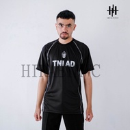 KAOS TRAINING OLAHRAGA TNI AD/KAOS HITAM  JERSEY TNI AD  BEST SELLER