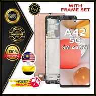 LCD WITH FRAME SET SM SAMSUNG A42 5G A426B SM-A426B ORIGINAL LCD DISPLAY TOUCH SCREEN DIGITIZER