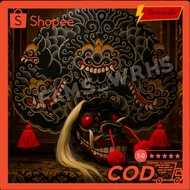 TSS Barongan Telon VIP Size 22 Full Wood Barongan Caplokan Kayu