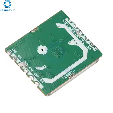 5.8G FM Wireless Transmitter Module 100mw Audio Video Transmission 8-CH VTX SPI/Switch Control TX582
