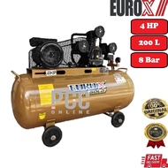 EuroX EAW7420G Air Compressor Compressor Angin 4HP 200L 8Bar