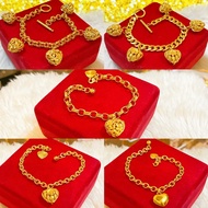 Benson LOVE RAMBU HAND CHAIN CANDY COP 916 HAND CHAIN (BANGKOK GOLD / 24K KOREA GOLD)