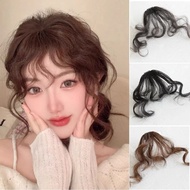 Fashion Fake Air Bangs Hair Extension Comic Style Fringe Natural Fuffy Clip Curly In Front Fringe Ha