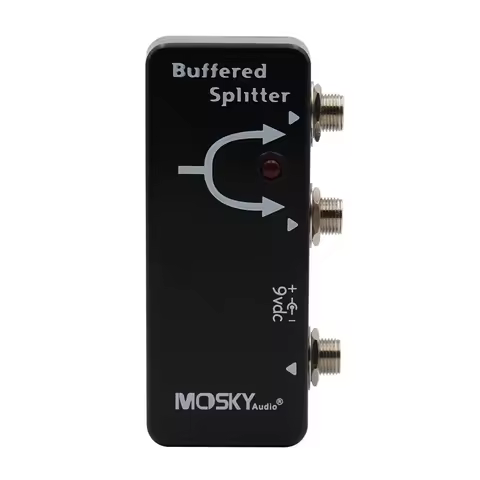 Mosky Buffered Splitter Pedal,Dual Clean Buffer Pedal,Guitar Accessories