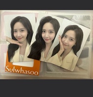 少女時代林潤娥  林允兒 潤娥 yoona Sulwhasoo 聯名小卡一套三張