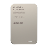MOMAX - Q.Mag X 5000mAh 超薄磁吸流動電源 升級版(更細更輕) – (鈦色)