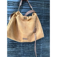Songkont Gather Suede Bag