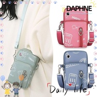 DAPHNE Shoulder Bag, Crossbody Bag Multifunctional Summer Wrist Bag,  Cloth Heart Zipper Arm Bags
