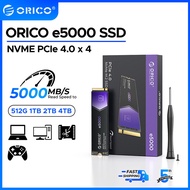 ORICO 5000 MB/giây SSD NVMe M.2 2280 4TB 2TB 1TB nội bộ trạng thái rắn ổ cứng M2 PCIe 4.0x4 2280 SSD