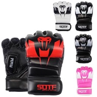 SOTF half finger men's and women's boxing gloves boxing training fitness punching bag boxing gloves