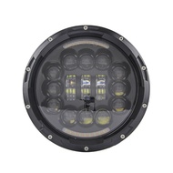 Auto and Motorcycle Parts Black 7 Inch Led Round Headlight with DRL