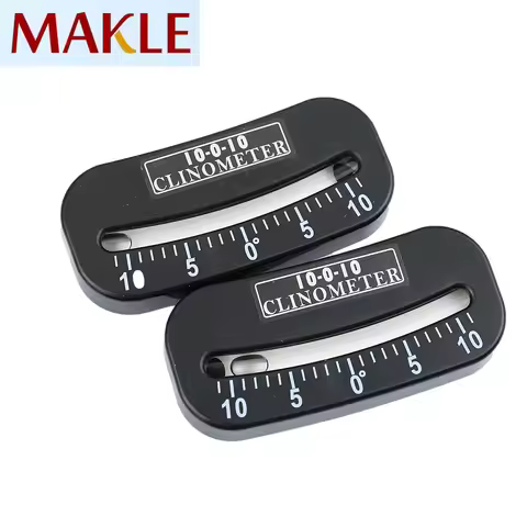 MAKLE 10-0-10 Inclinometer Mini Protractor Gauge Ship Lines Slope Gauge Mini Protractor Gauge Ship's