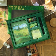 (SẴN) Set Sổ Tay Tranh Sơn Dầu Bộ Quà Tặng Sổ Trang Trí Cổ Điển Claude Monet Vincent Van Gogh