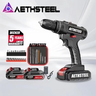 【Polands】AETHSTEEL 199V Cordless Drill Electric Drill Lithium Battery Rechargeable Power Tools SetIm