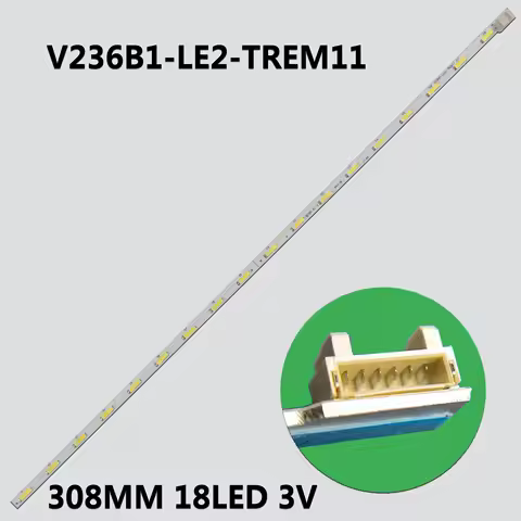 New 18LED 307mm for 24E510E 24E600E 24LF452B TW-77801-A024A EUM24F1G1 V236BJ1-XCE1 LED backlight str