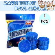 (1 Piece) Magic Auto Toilet Bowl Cleaner Blue Bubble Flush Bathroom Clean Individual Packaging