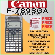Must AUTHENTIC Canon F-789SGA TRANSPARENT f789sga f 789sga 789 sga f-789sga Scientific Calculators