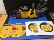 美國得偉DEWALT DCS690 得偉60V同54V 切石機  配2片切石片 +2片砂輪片