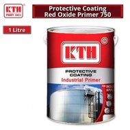 1Liter KTH Red Oxide Primer Paint (Anti - Rust / anti karat ) ｜Undercoat Kayu & Besi ｜Cat Besi / Cat