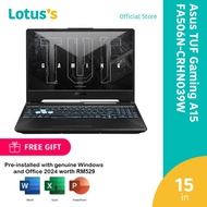Asus TUF Gaming A15 FA506N-CRHN039W FHD Gaming Laptop (R7-7435HS,16GB,512GB,NV 4GB,W11)