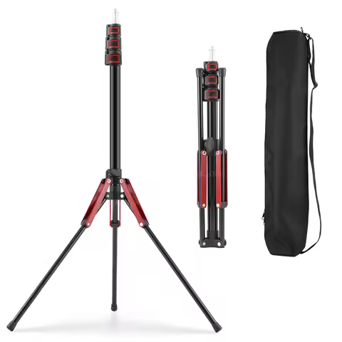 1.9M/75Inch Aluminium Light Stand Photography Light Tripod Monopod Light Bracket for LED Video Light