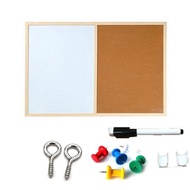 Message Board Background Boardsend Sticker Cork Message Board Decorative Board with Frame Cork Board