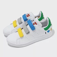 adidas x LEGO 休閒鞋 Stan Smith CF C 中童 白 藍 小朋友 聯名 史密斯 愛迪達 IF2917