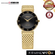 Jowissa 36mm Black Dial Gold Stainless Steel J2.040L