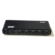 HDMI Switch 5 Port 4K Resolution Includes Power Adapter Remote switch