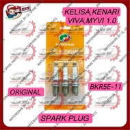 PERODUA KELISA KENARI MYVI 1.0 VIVA 6608501.0 SPARK PLUG ORIGINAL BKR5E-11 (9004A-91002-Z02) (3PCS)