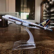 Singapore Airlines A380 16CM Aircraft Model Airbus 380 Diecast Metal Plane Airplane Model