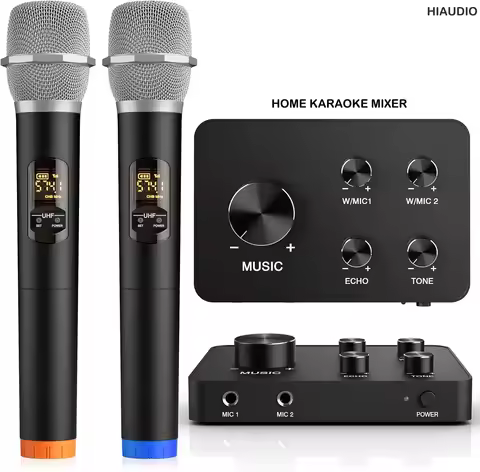 Smart TV Home Theater System Wireless Microphone Karaoke Mixer for Entertainment