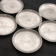 直紋錫杯托中型款6件一組