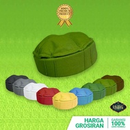 HIJAU Army Green Taliban Cap Cap Kopiah Rosalhat Afghanistan Foldable Miki Hat Songkok Hijrah Polos
