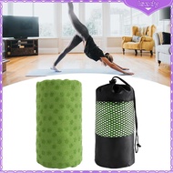 [lszdy] Yoga Towel with Storage Bag Mat Towel for Travel Fitness Home Gym