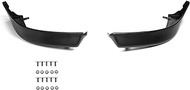 FEPLEO 2pcs Unpainted Black Car Front Bumper Splitter Lip Spoiler Body Kit Diffuser Protector, for Mitsubishi, Lancer 2008-2015 Front Air Damper
