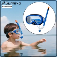 Snorkel Set Diving Mask Leakproof Breathing Snorkel Mask Snorkel Goggles for Freediving Snorkeling D