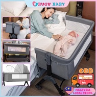 COD Baby cot bedside baby bed set portable Baby Crib katil baby newborn murah katil budak katil bayi mudah alih 婴儿床嬰兒搖籃床