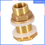 [RushrushrushMY] Brass Water Tank Connection Fixed Connection DN15 DN20 DN25 Flushing connector kit
