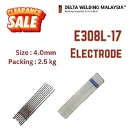 STOCK CLEARANCE - E308L-17 ( 4.0MM) STAINLESS STEEL ELECTRODE ROD MALAYSIA WELDING