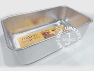 Aluminium Alloy Loyang Cake (27.0 x 16.0 x 8.0H)cm Kuih Steam Rectangular Pan Segi Empat Tepat Tray
