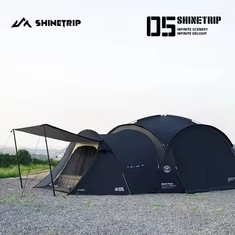 ShineTrip Outdoor Tent PU3000MM Waterproof Silver Coated Camping Shade Dome Tent Dome Canopy Rain An
