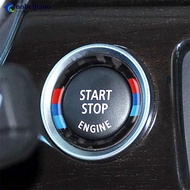 NOBELJIAOO Car Start Decoration Circle Decal Stickers Start Up Engine One-Click Button For BMW 3 Ser